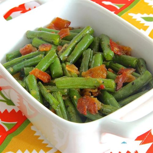 Brown Sugar n' Bacon Green Beans