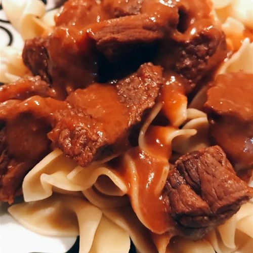 Beef Paprika and Noodles