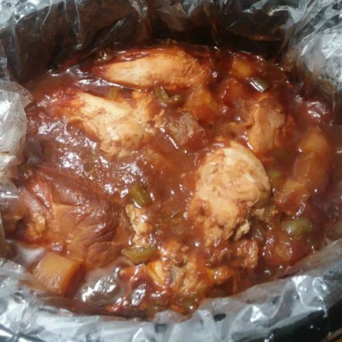 Slow Cooker Sweet and Tangy Chicken