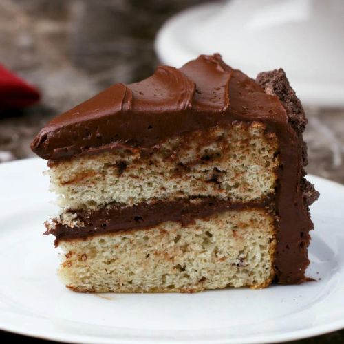 Baked Mint Chip Ice Cream Cake