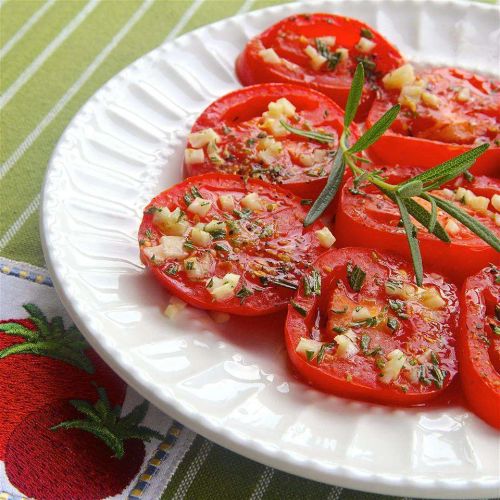 Baked Tomato Slices