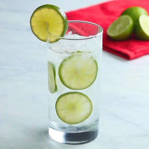 Homemade Lime Seltzer