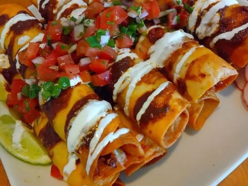 Spicy Chicken Taquitos