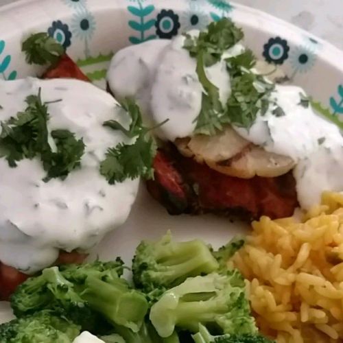 Coconut-Lime Chicken with Grilled Pineapple