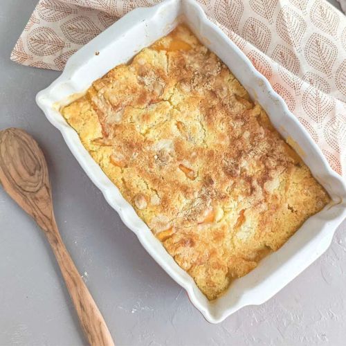 Peach Jello Dump Cake