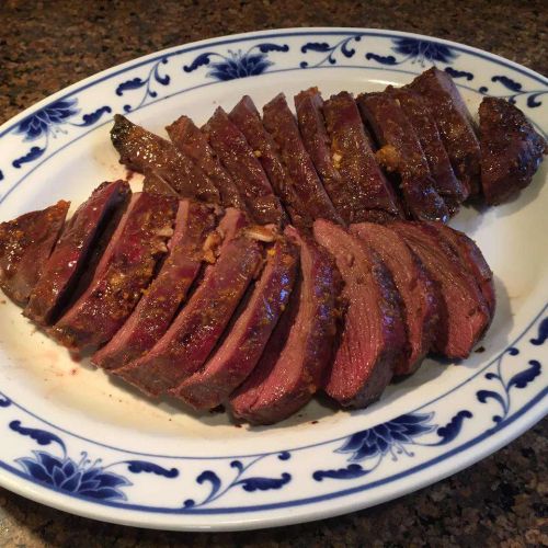 Wild Goose Breasts with Orange Glaze