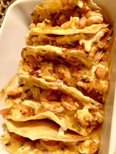 Shrimp Tacodillas