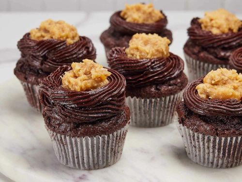 German Chocolate Cupcakes