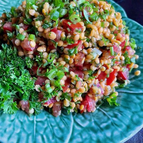 Red Lentil Salad with Fresh Herbs