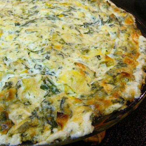 Veronica's Hot Spinach, Artichoke and Chile Dip