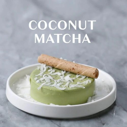 Dairy-Free Coconut Matcha Panna Cotta