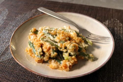 Classic Green Beans Au Gratin