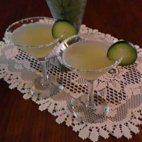 Cucumber Margaritas for a Crowd