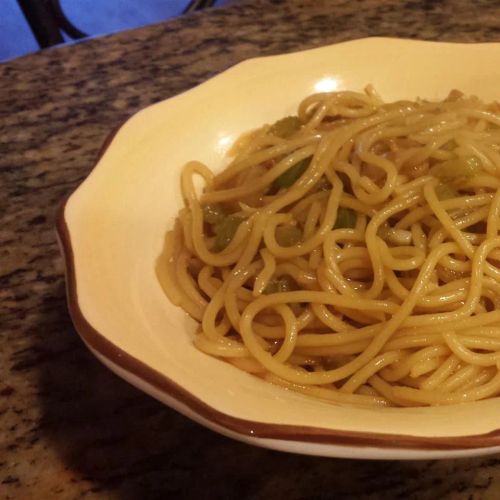 Sweet and Savory Garlic Noodles