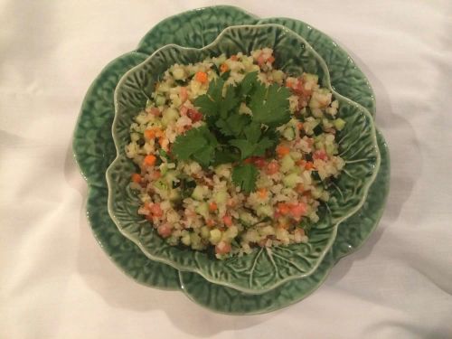 Cauliflower Rice Chopped Salad