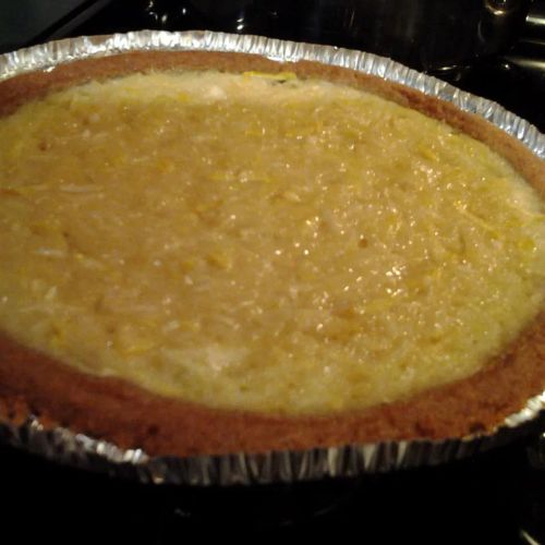 Squashed Lemon Coconut Pie