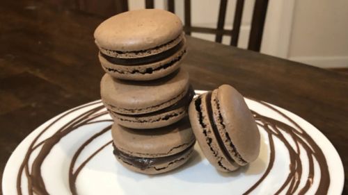 Chocolate Macarons