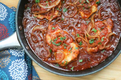 Tomato Pork Loin Chops