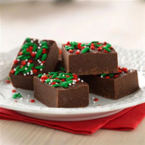 Holiday Fudge Bites