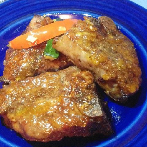 Lamb Chops in Duck Sauce