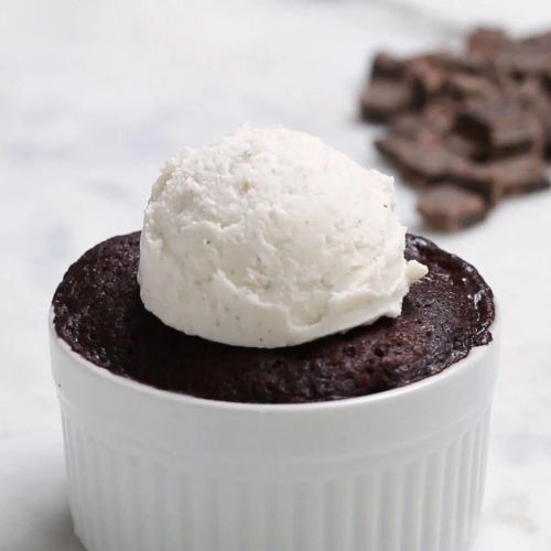 Microwave Chocolate Lava Cake