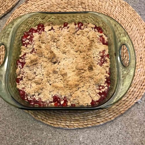 Cherry Crumble