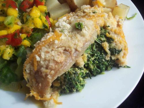 Aunt Carol's Spinach and Fish Bake