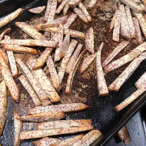 Baked Taro Chips