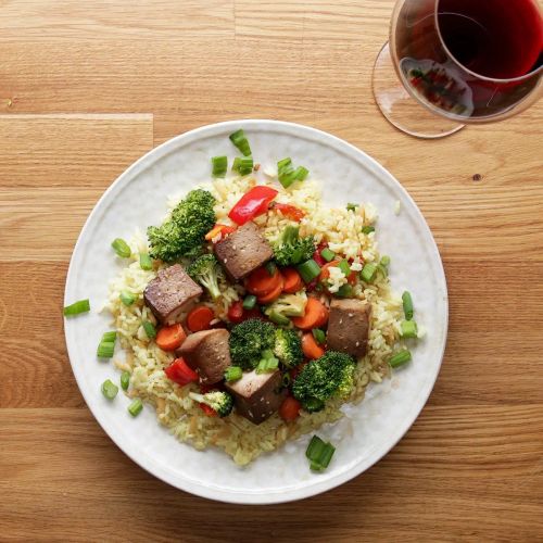 One-pan Parchment Teriyaki Tofu