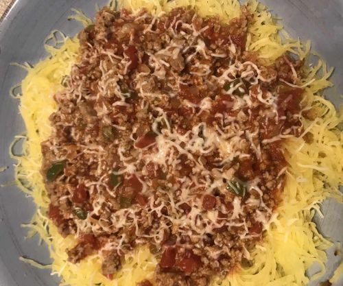 Ground Sausage Spaghetti