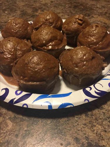 Glazed Pumpkin Spice Muffins