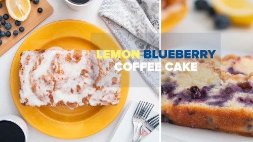 Lemon Blueberry Coffee Cake