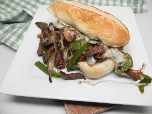 Air Fryer Steak and Cheese Melts