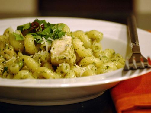 Teena's Spicy Pesto Chicken and Pasta