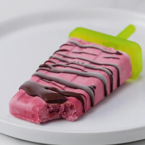 Raspberry Tahini Pops