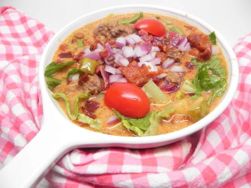 Keto Bacon Cheeseburger Soup