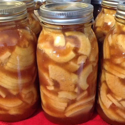 Canned Apple Pie Filling