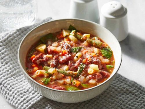 Slow Cooker Vegetarian Minestrone