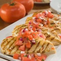 Marinated Chicken Bruschetta