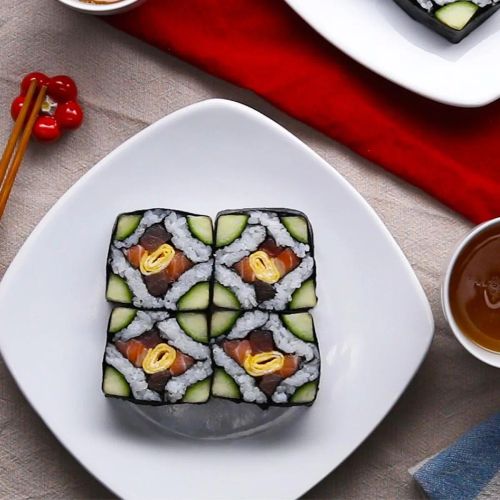 Easy Mosaic Sushi