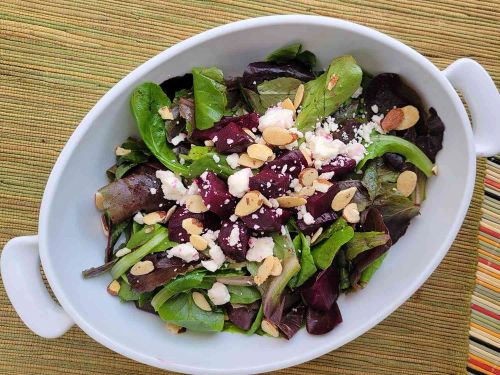 Roasted Beet Salad with Goat Cheese