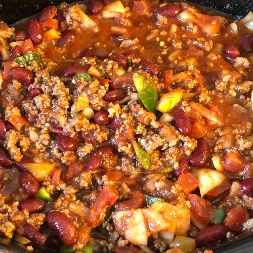 Spicy Slow-Cooked Chili