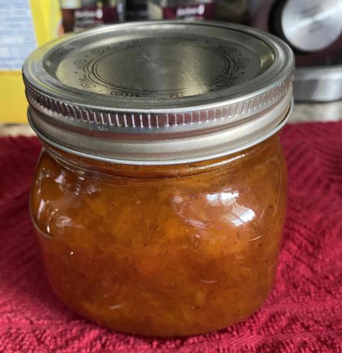 Fresh Spiced Peach Jam