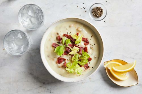 Cauliflower Clam Chowder