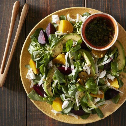 Beet and Fennel Salad with Goat Cheese