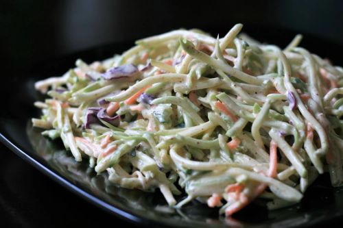 Broccoli Slaw with Spicy Dressing