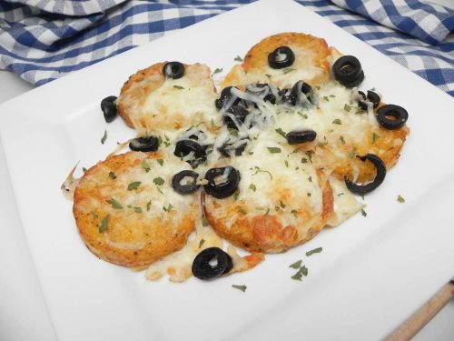 Air Fryer Polenta Pizza Bites