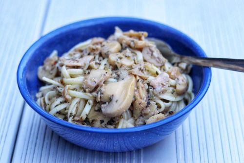 Camping Pasta with Clam Sauce