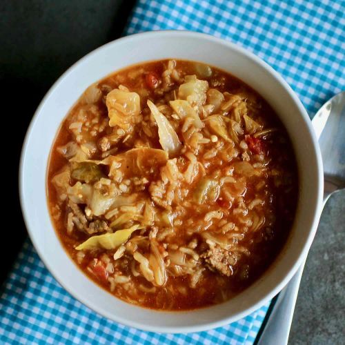 Instant Pot Cabbage Roll Soup