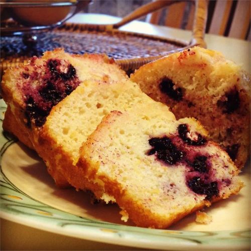 Lemon-Black Raspberry Bread